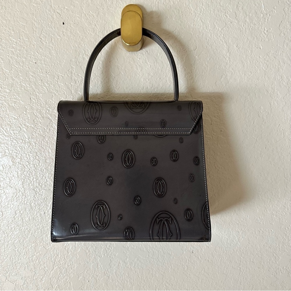 Authentic Cartier Happy Birthday handbag in monogram patent leather - Picture 5 of 10